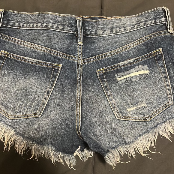 Free People denim cutoff shorts - Picture 2 of 3